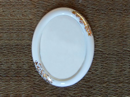 Fm keretek srkkphez, Porceln kereszt, Kzzel festett porceln angyalka